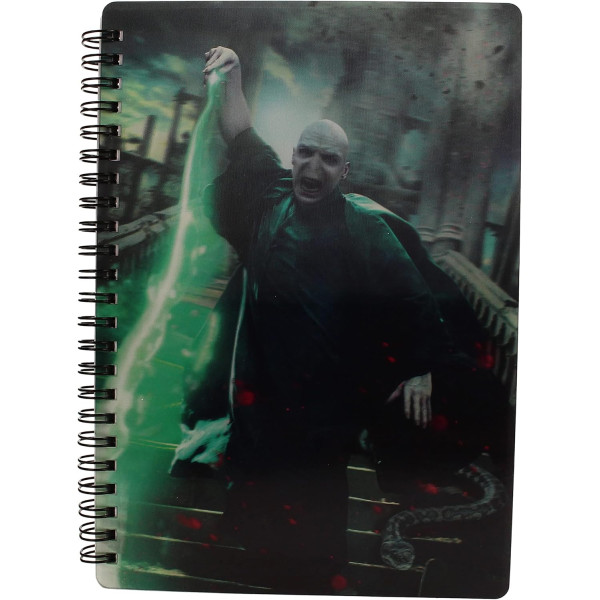 Libreta efecto 3d sd Toys Harry Potter poster Voldemort