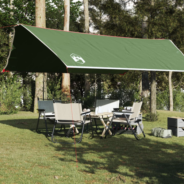 Lona de camping impermeable verde 500x294 cm