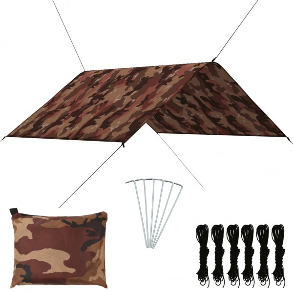 Lona de exterior camuflaje 3x2.85 m