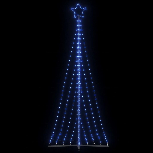 Luces para árbol de Navidad 447 LED azul 249 cm