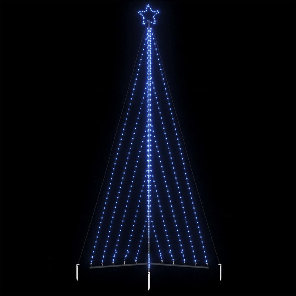 Luces para árbol de Navidad 570 LED azul 399 cm