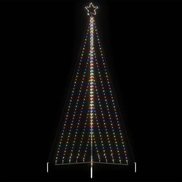 Luces para árbol de Navidad 570 LEDs de colores 399 cm