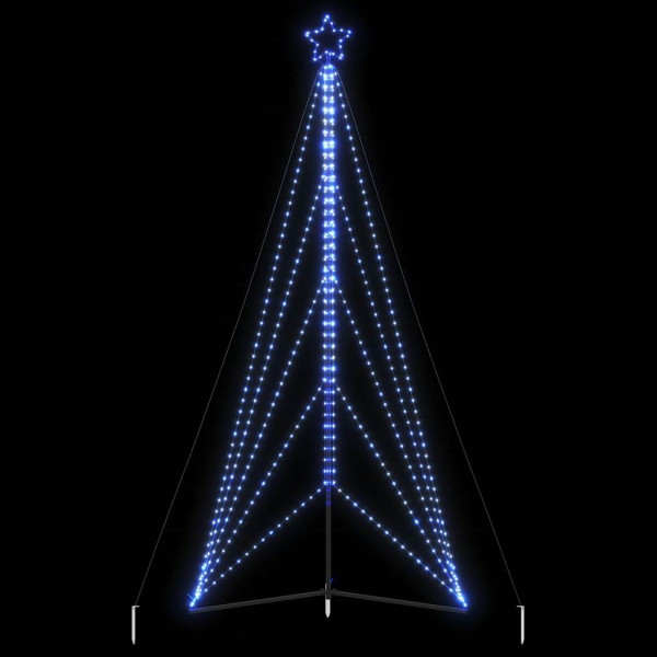 Luces para árbol de Navidad 615 LED azul 404.5 cm