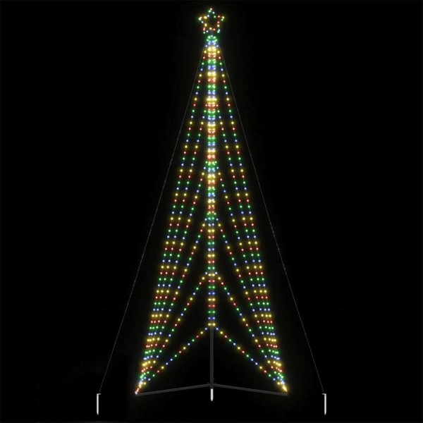 Luces para árbol de Navidad 861 LEDs de colores 478 cm