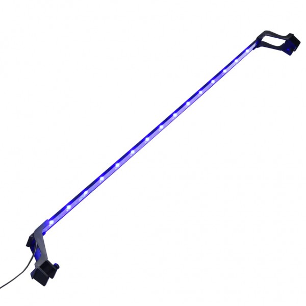 Luz LED para acuario con abrazaderas azul y blanco 115-130 cm