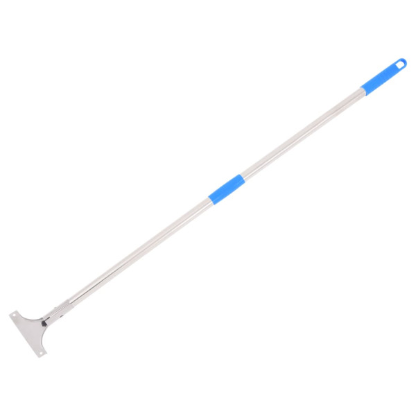 Mango de escobilla de goma para suelos acero plástico 119.5 cm