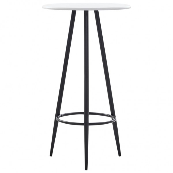 Mesa alta de cocina MDF blanco 60x107.5 cm