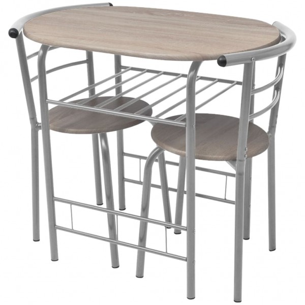 Mesa alta de cocina o bar y taburetes MDF