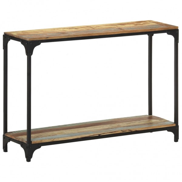 Mesa consola de madera maciza reciclada 110x30x75 cm