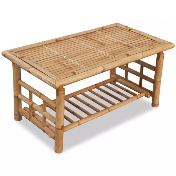 Mesa de centro 90x50x45 cm bambú