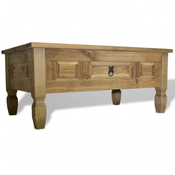 Mesa de centro Corona Range pino mexicano 100x60x45 cm