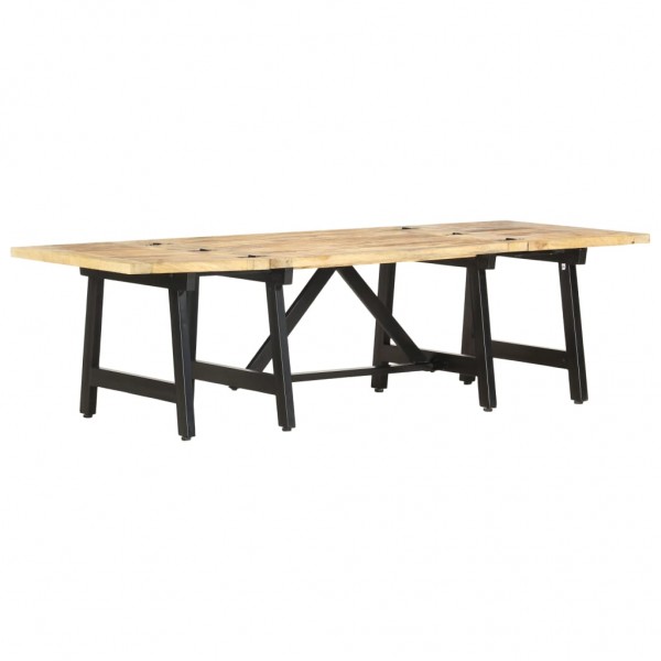 Mesa de centro extensible de madera maciza de mango 160x70x45cm