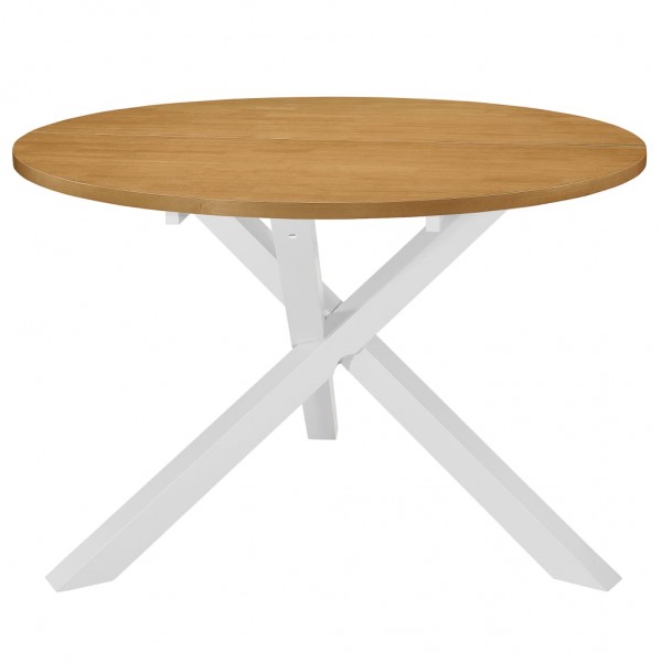 Mesa de comedor blanca 120x75 cm MDF
