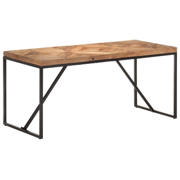 Mesa de comedor madera maciza de acacia y mango 160x70x76 cm