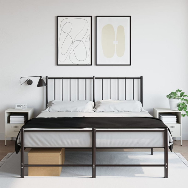 Mesitas de noche 2 uds acero laminado blanco 36x39x50.5 cm