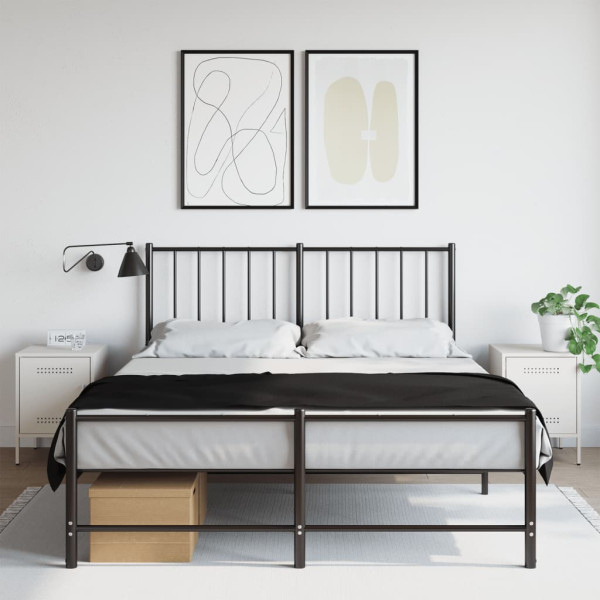 Mesitas de noche 2 unidades acero blanco 36x39x50.5 cm