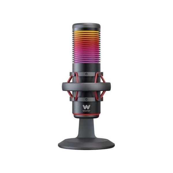 Micrófono Woxter MIC STUDIO 70 RGB negro