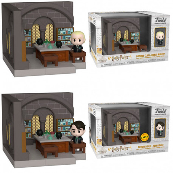 Mini moments funko harry potter aniversario draco malfoy clases de pociones con opcion chase 57362