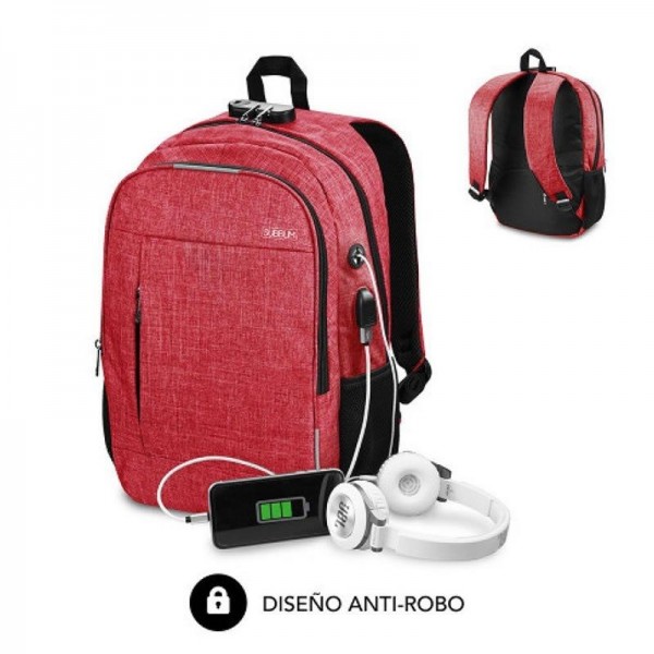 Mochila Subblim Urban Lock para Portátiles hasta 16