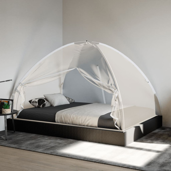 Mosquitera con puertas Mongolia 220 malla blanco 200x200x130 cm