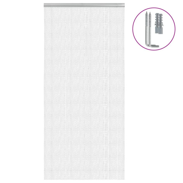 Mosquitera de cadena para puerta aluminio 100x212 cm
