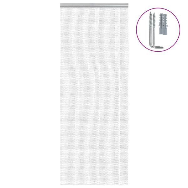 Mosquitera de cadena para puerta aluminio 80x221 cm