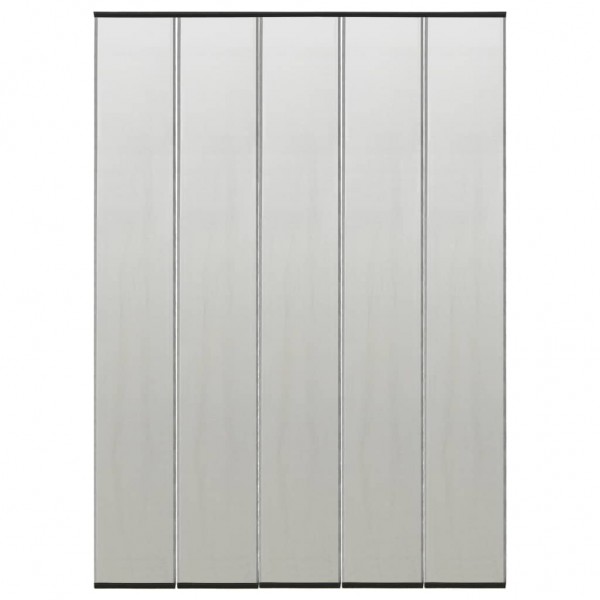 Mosquitera para puerta 10 pzas cortina de malla negro 240x240cm