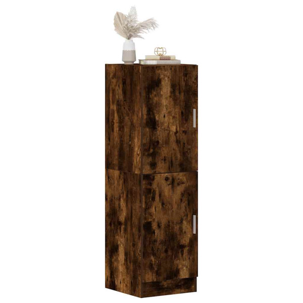 Mueble cocina madera ingeniería roble ahumado 38x41.5x131.5 cm