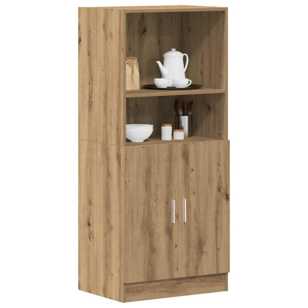 Mueble cocina madera ingeniería roble artisan 57x41.5x131.5 cm