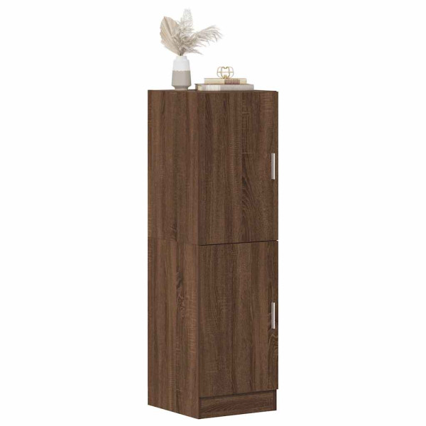 Mueble cocina madera ingeniería roble marrón 38x41.5x131.5 cm