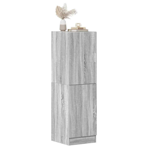 Mueble de cocina madera ingeniería gris Sonoma 38x41.5x131.5 cm