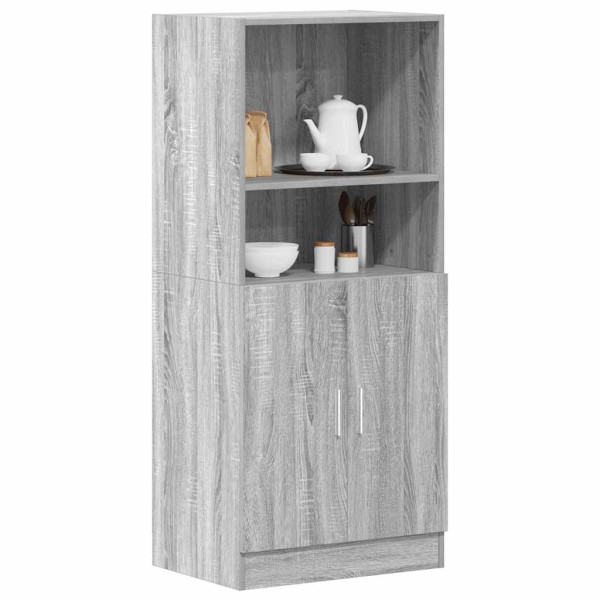Mueble de cocina madera ingeniería gris sonoma 57x41.5x131.5 cm