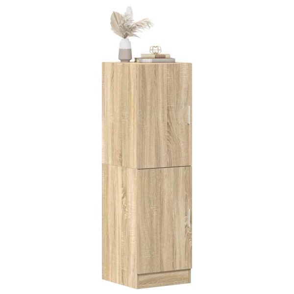 Mueble de cocina madera ingeniería roble Sonoma 38x41.5x131.5cm