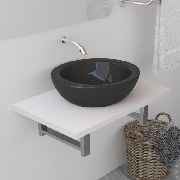 Mueble de cuarto de baño blanco 60x40x16.3 cm