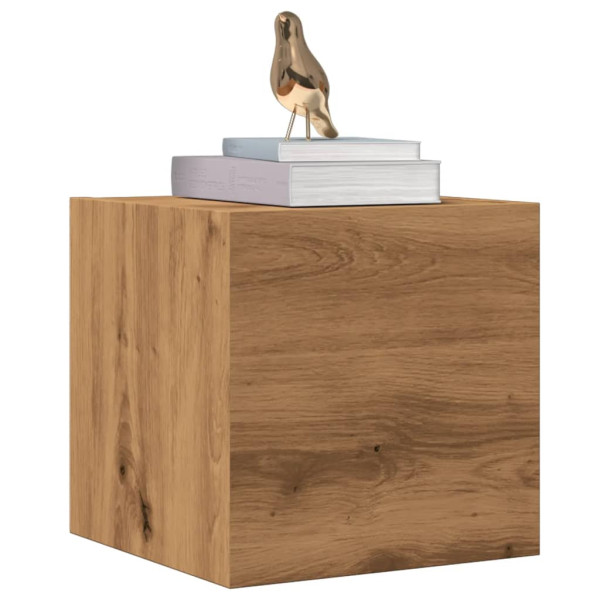 Mueble de pared para TV roble artisan 30.5x30x30 cm