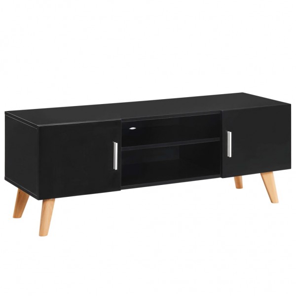 Mueble para el televisor 120x40x46 cm MDF negro