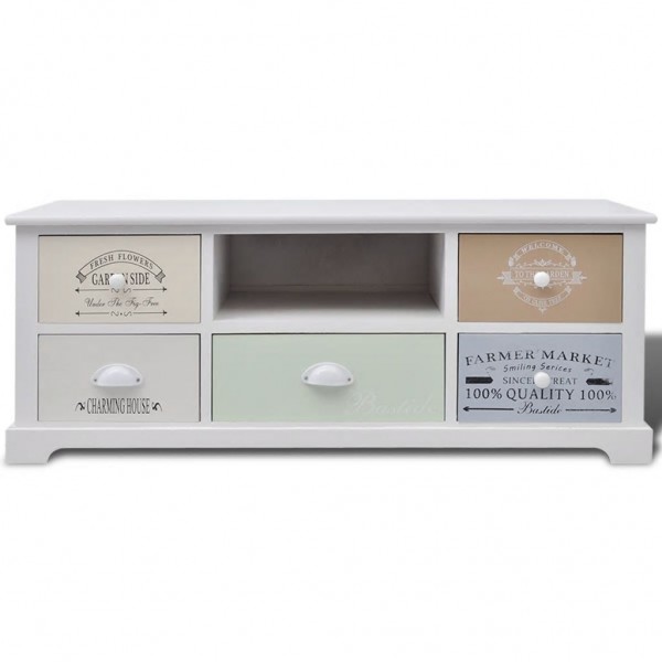 Mueble para la TV de estilo francés de madera