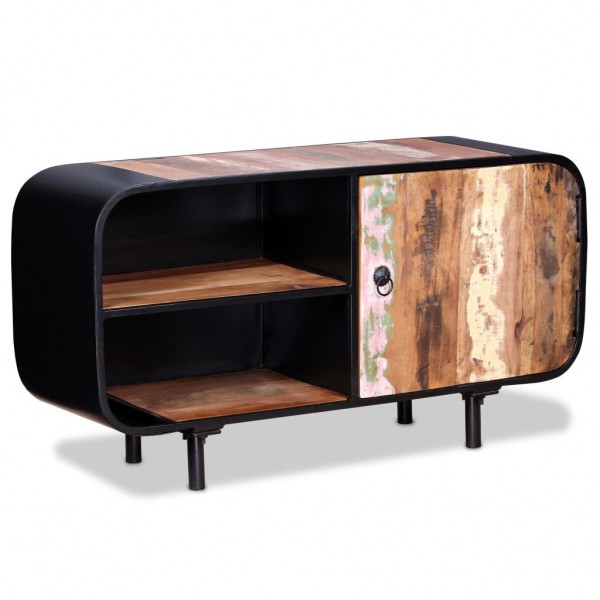 Mueble para TV de madera reciclada 90x30x48 cm
