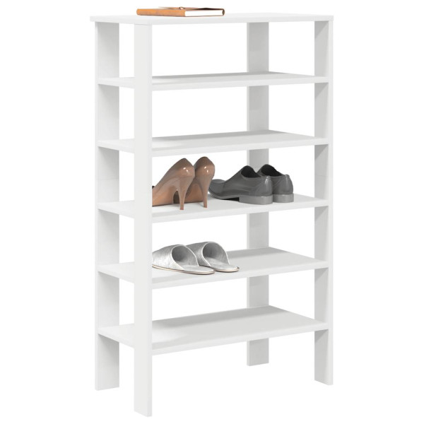 Mueble zapatero madera contrachapada blanco 61x32x105 cm