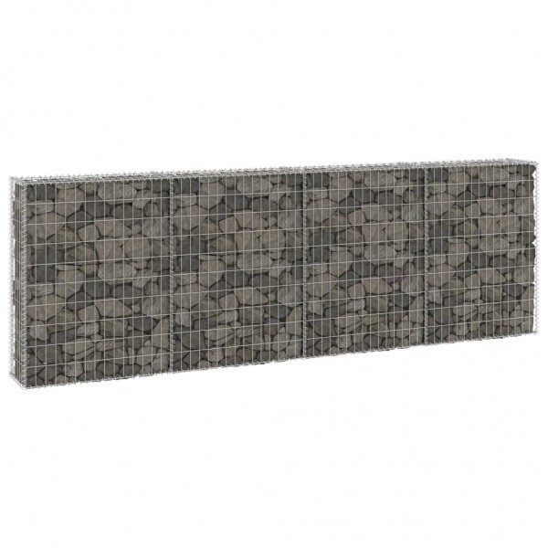 Muro de gaviones con cubiertas acero galvanizado 300x30x100 cm