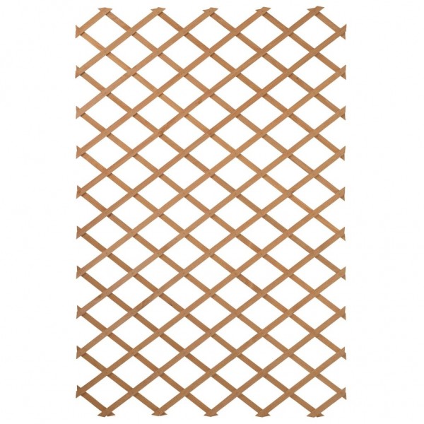 Nature Enrejado de jardín de madera natural 50x150 cm