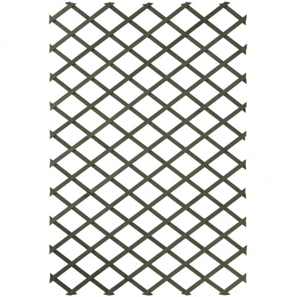 Nature Enrejado de jardín de madera verde 50x150 cm