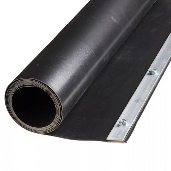 Nature Lona protectora de raíces HDPE negro 0.7x3 m