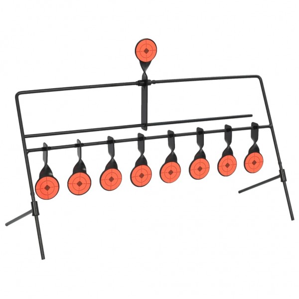Objetivo de tiro giratorio con reinicio automático 8 + 1 figuras