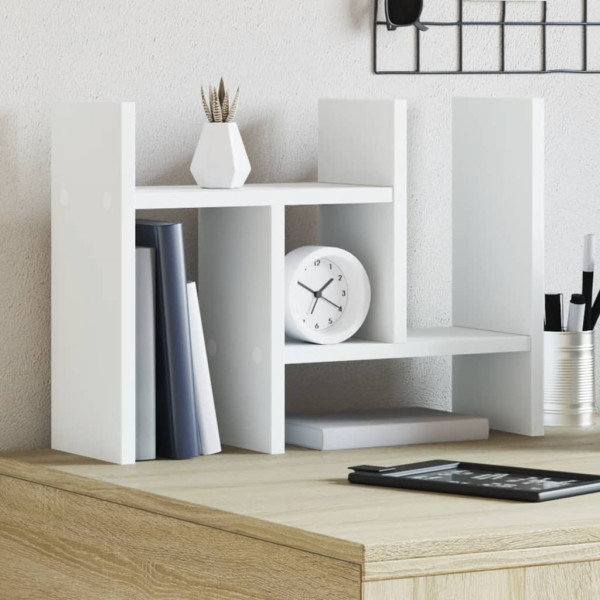Organizador escritorio madera blanco 34.5x15.5x35.5 cm