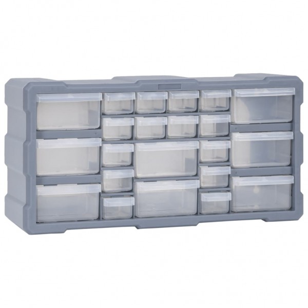 Organizador multicajones con 22 cajones 49x16x25.5 cm