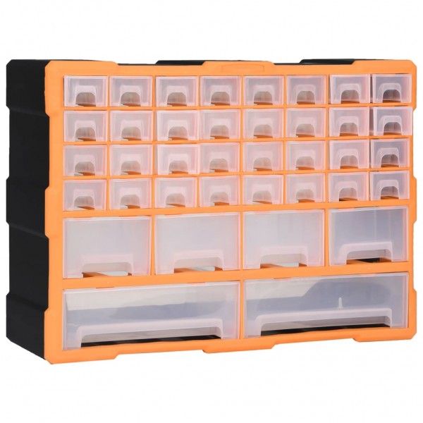Organizador multicajones con 40 cajones 52x16x37.5 cm
