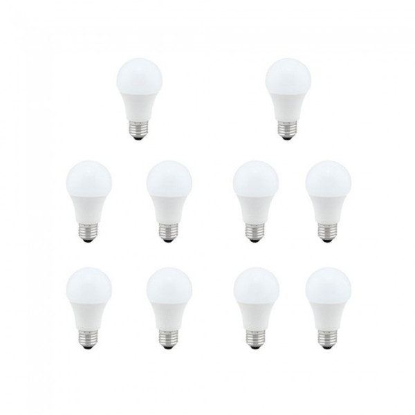 Pack 10 Bombillas LED Estandar E27 (5W - 4200K)