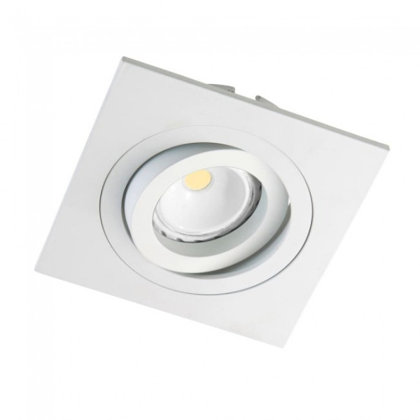 Pack 10 Focos empotrables cuadrado CLASSIC blanco