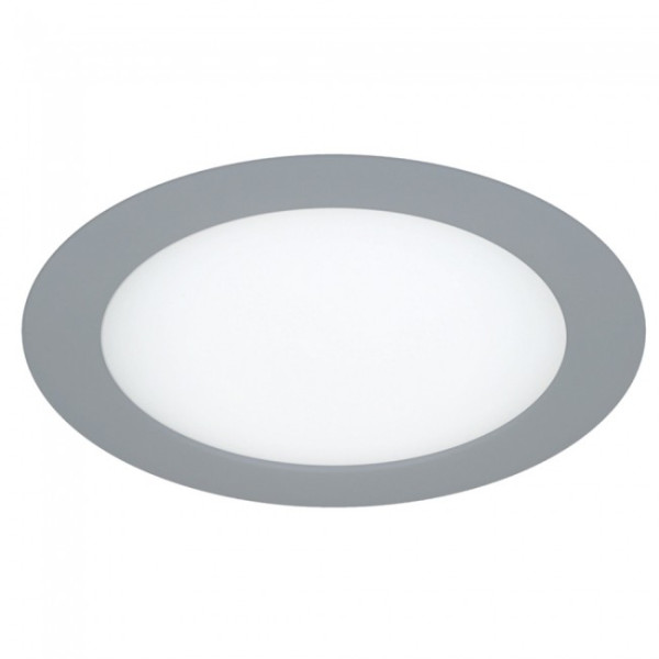 Pack 2 Downlights led redondo gris (18W)